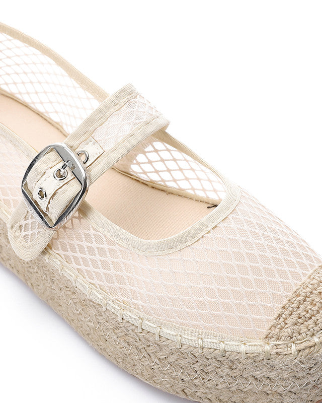 JAL-DJTV-041 Buckle Closure Flat Shoes