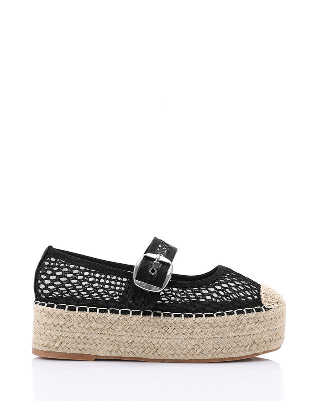 JAL-DJTV-041 Buckle Closure Flat Shoes