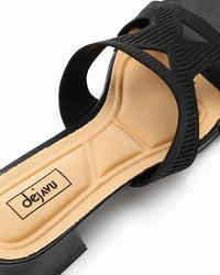 JAL-DJTV-044 Ribbed Textile Slipper