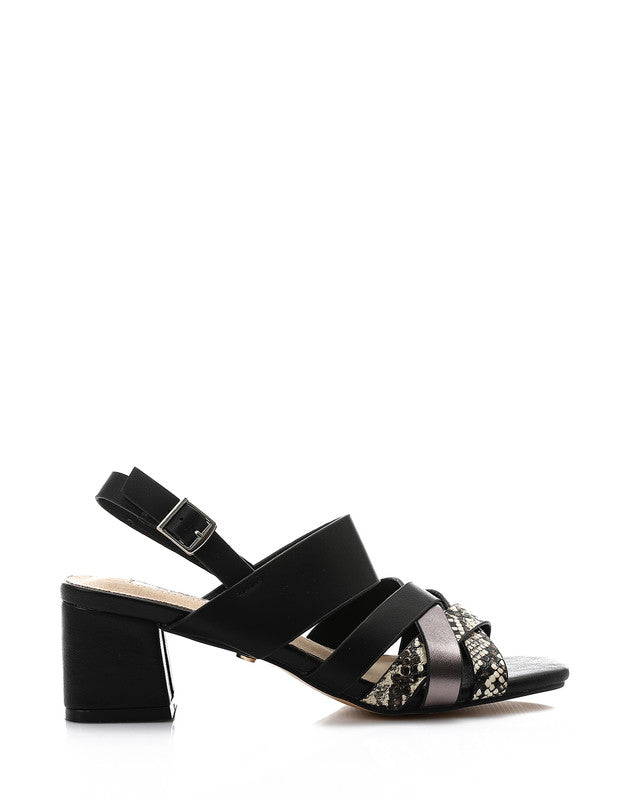 JAL-DJTV-046 Reptile Mid Heel Sandals