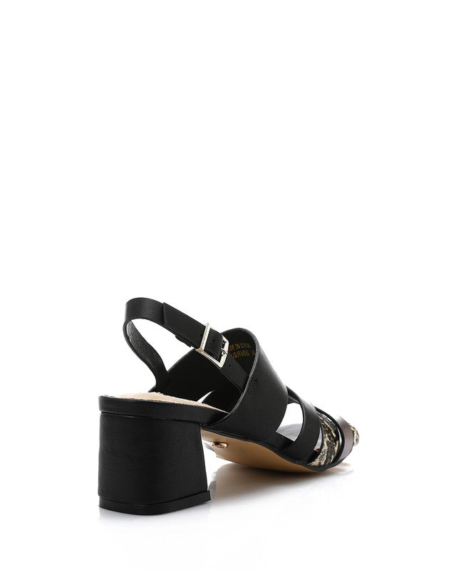 JAL-DJTV-046 Reptile Mid Heel Sandals