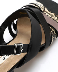 JAL-DJTV-046 Reptile Mid Heel Sandals