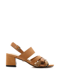 JAL-DJTV-046 Reptile Mid Heel Sandals