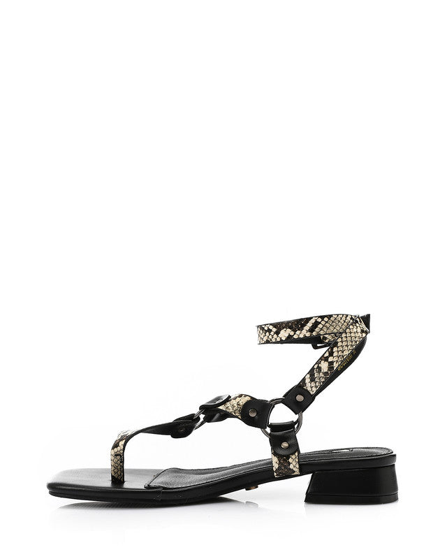 JAL-DJTV-047 Mid Heel Ankle Strap Sandal