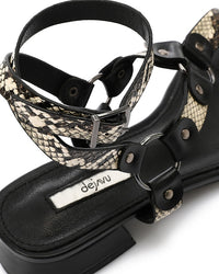 JAL-DJTV-047 Mid Heel Ankle Strap Sandal