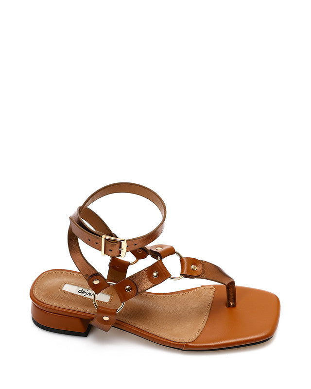 JAL-DJTV-047 Mid Heel Ankle Strap Sandal