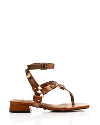 JAL-DJTV-047 Mid Heel Ankle Strap Sandal
