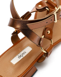 JAL-DJTV-047 Mid Heel Ankle Strap Sandal