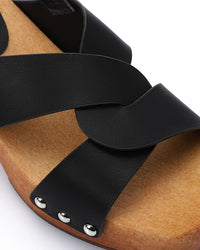 JAL-DJTV-049 Crisscross Wedge Sandals