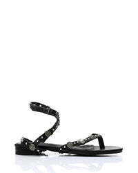 JAL-DJTV-051 Studded Strap Thong Sandal