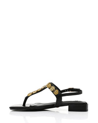 JAL-DJTV-052 Decorative Coinse Buckle Closure Sandal