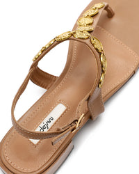 JAL-DJTV-052 Decorative Coinse Buckle Closure Sandal
