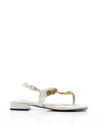 JAL-DJTV-052 Decorative Coinse Buckle Closure Sandal