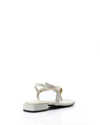 JAL-DJTV-052 Decorative Coinse Buckle Closure Sandal