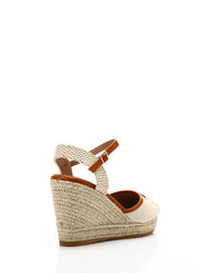 JAL-DJTV-054 Oval Toecap Heeled Wedge Shoes