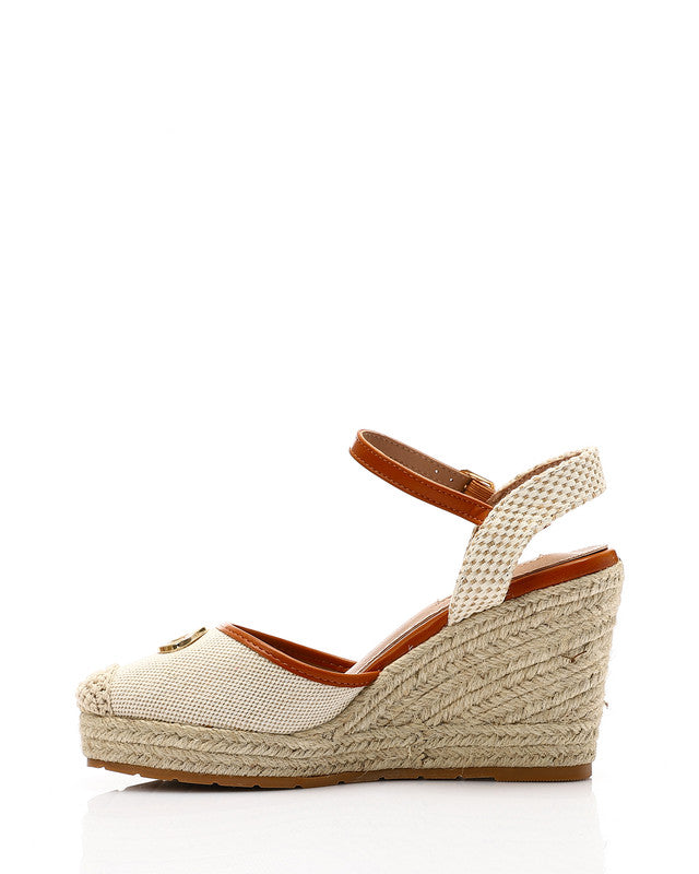 JAL-DJTV-054 Oval Toecap Heeled Wedge Shoes