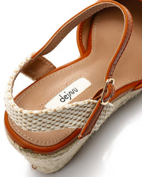 JAL-DJTV-054 Oval Toecap Heeled Wedge Shoes