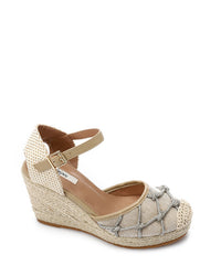 JAL-DJTV-055 Heeled Strassy Wedge Shoes