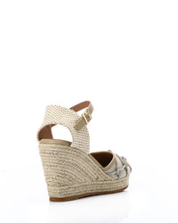 JAL-DJTV-055 Heeled Strassy Wedge Shoes