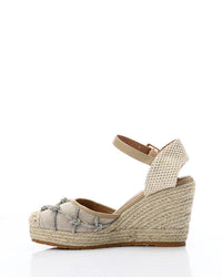JAL-DJTV-055 Heeled Strassy Wedge Shoes
