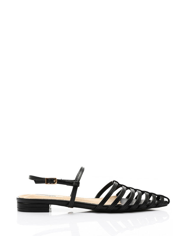 JAL-DJTV-056 Off Pointed Toecap Flat Shoes