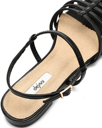 JAL-DJTV-056 Off Pointed Toecap Flat Shoes