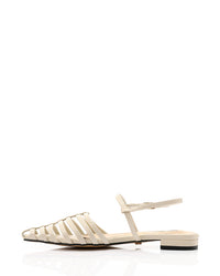 JAL-DJTV-056 Off Pointed Toecap Flat Shoes