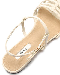 JAL-DJTV-056 Off Pointed Toecap Flat Shoes