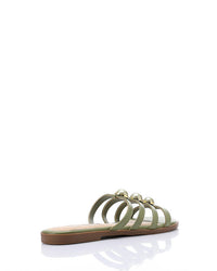 JAL-DJTV-057 Multi-Strap Slipper - Black