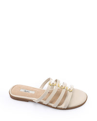 JAL-DJTV-057 Multi-Strap Slipper - Black