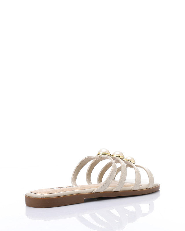 JAL-DJTV-057 Multi-Strap Slipper - Black