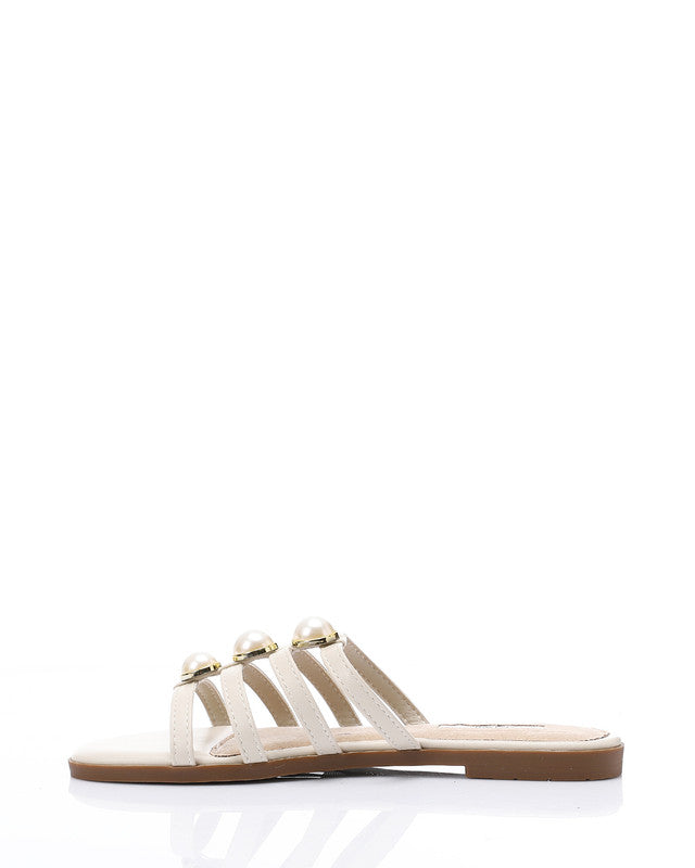 JAL-DJTV-057 Multi-Strap Slipper - Black