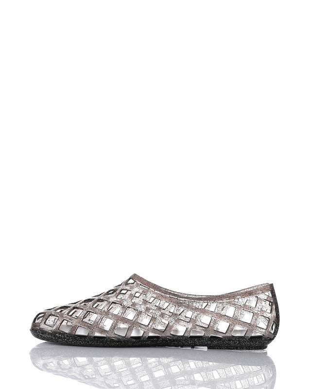 KND-DJTV-001 Trendy Jelly Flat Shoes