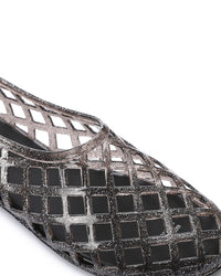 KND-DJTV-001 Trendy Jelly Flat Shoes