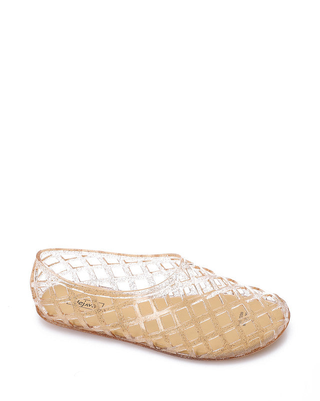 KND-DJTV-001 Trendy Jelly Flat Shoes