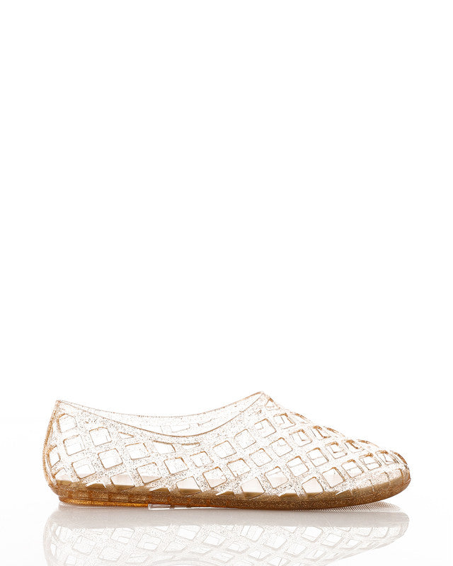 KND-DJTV-001 Trendy Jelly Flat Shoes
