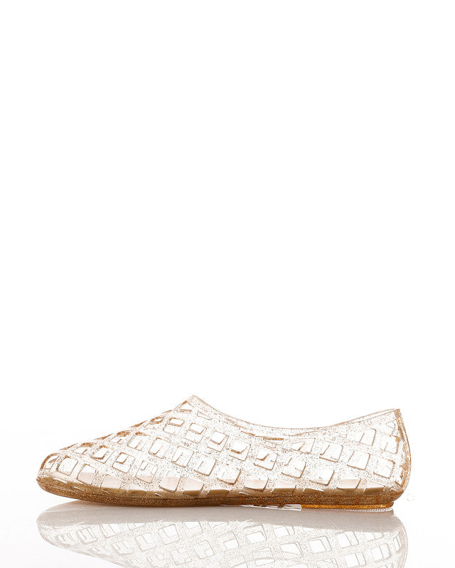 KND-DJTV-001 Trendy Jelly Flat Shoes
