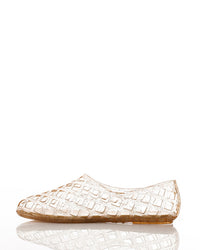 KND-DJTV-001 Trendy Jelly Flat Shoes