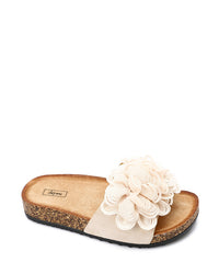 KND-DJTV-007 Decorative Flower Flat Slipper