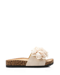 KND-DJTV-007 Decorative Flower Flat Slipper