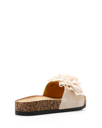 KND-DJTV-007 Decorative Flower Flat Slipper