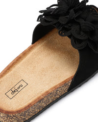 KND-DJTV-007 Decorative Flower Flat Slipper