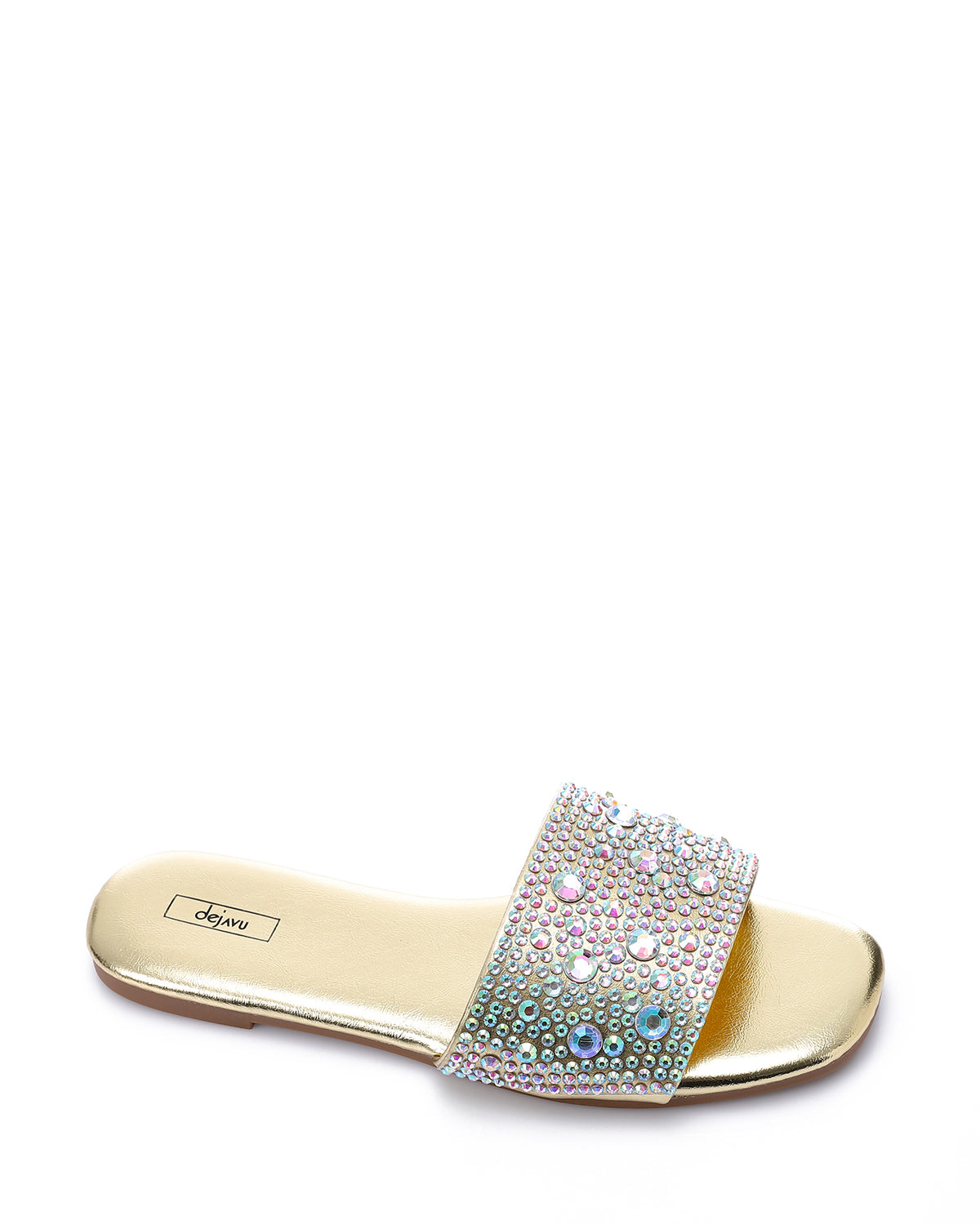 KND-DJTV-011 Flat Slipper With Strass
