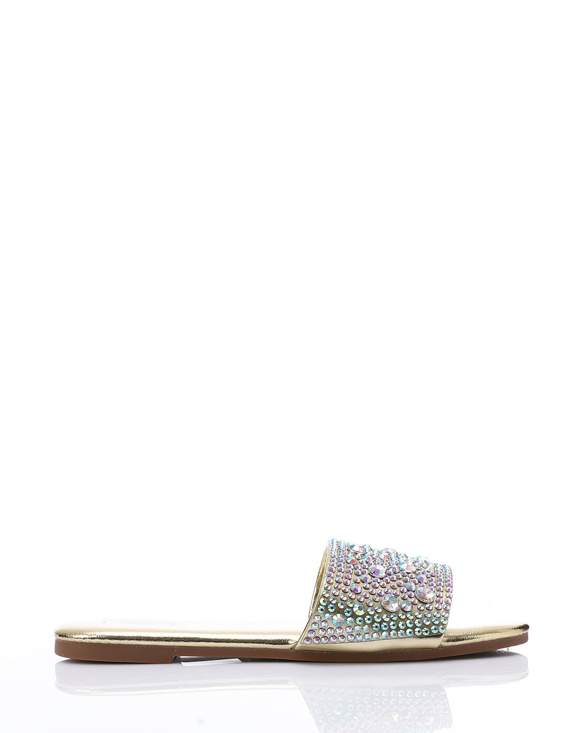 KND-DJTV-011 Flat Slipper With Strass