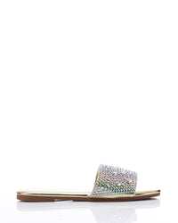 KND-DJTV-011 Flat Slipper With Strass