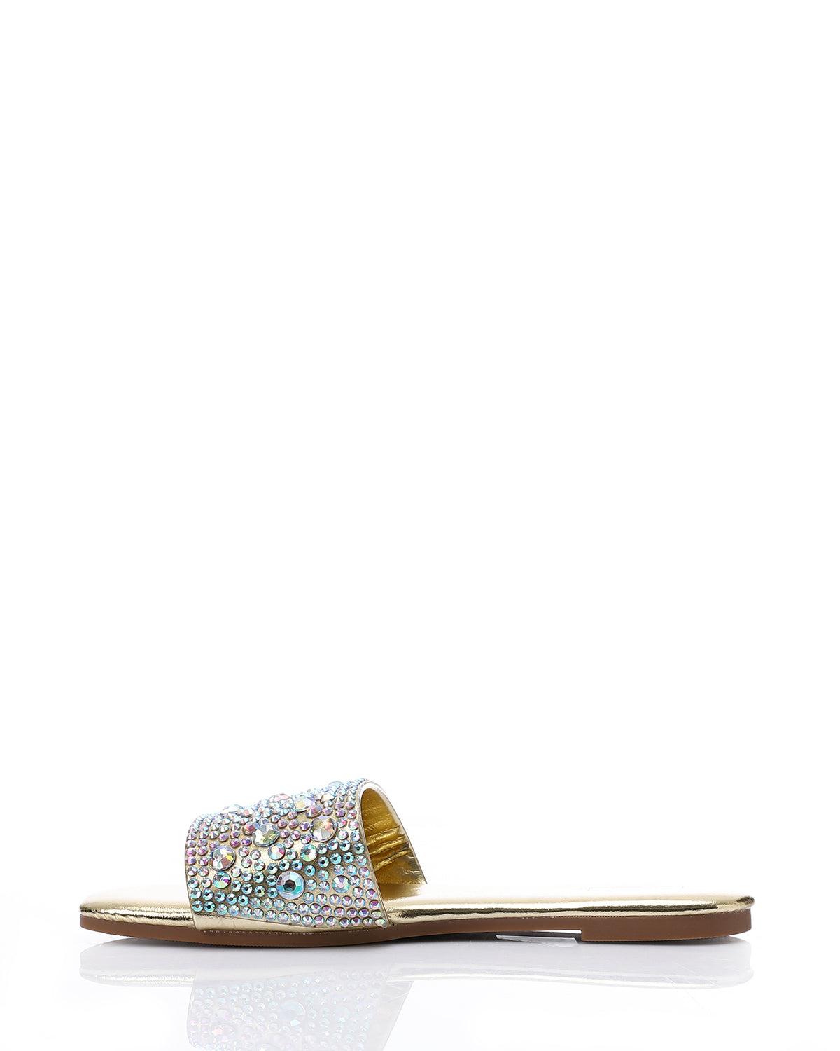 KND-DJTV-011 Flat Slipper With Strass