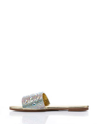 KND-DJTV-011 Flat Slipper With Strass