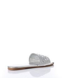 KND-DJTV-011 Flat Slipper With Strass