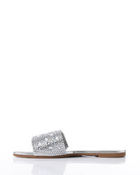KND-DJTV-011 Flat Slipper With Strass