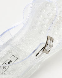 KND-DJTV-016 Glittery Transparent  Flat Sandals
